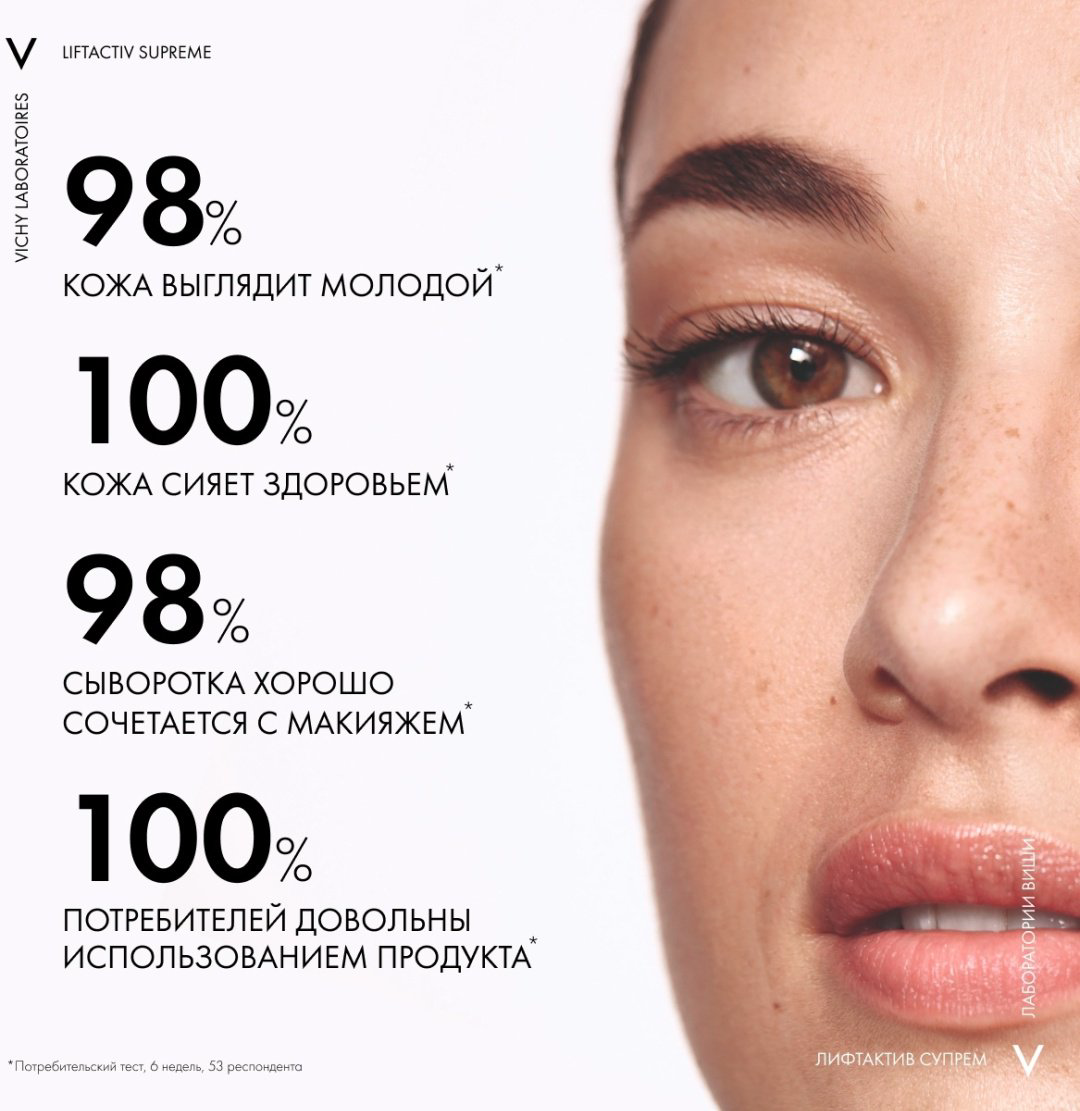 VICHY LIFTACTIV SUPREME Гиалуроновая сыворотка-филлер пролонгированного действия, 30 мл купить,NaN