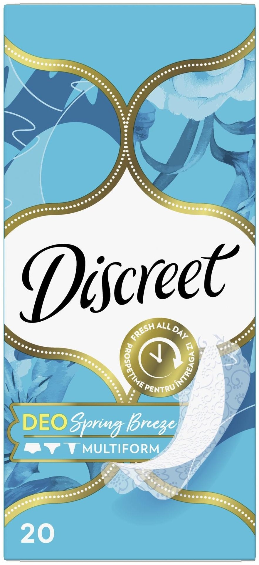 Прокладки ежедневные Discreet Deo Spring Breeze Multiform 20шт купить,NaN