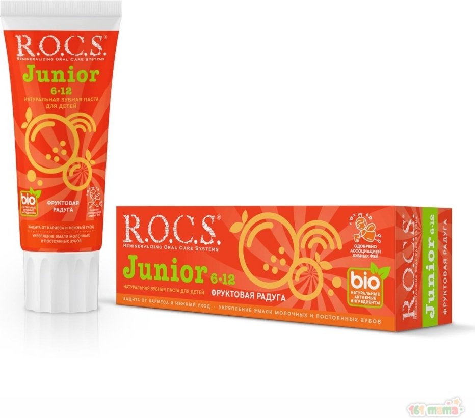 R.O.C.S. зубная паста Junior Фруктовая радуга 74 г