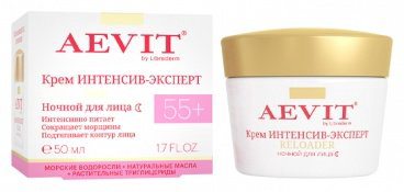 Aevit крем Reloader 55+ ночной для лица 50 мл купить,NaN