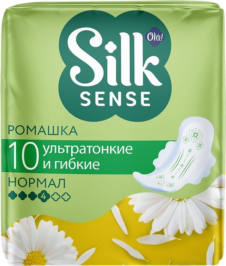 Ola прокладки Silk Sense Ромашка Ultra Нормал 10 шт купить,NaN