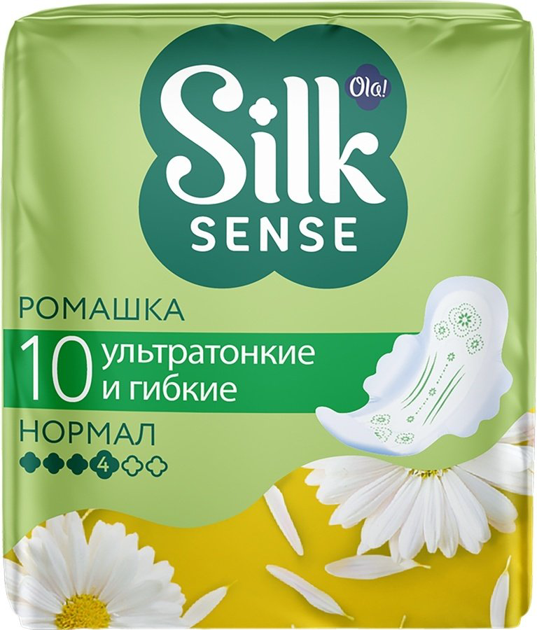 Ola прокладки Silk Sense Ромашка Ultra Нормал 10 шт купить,NaN