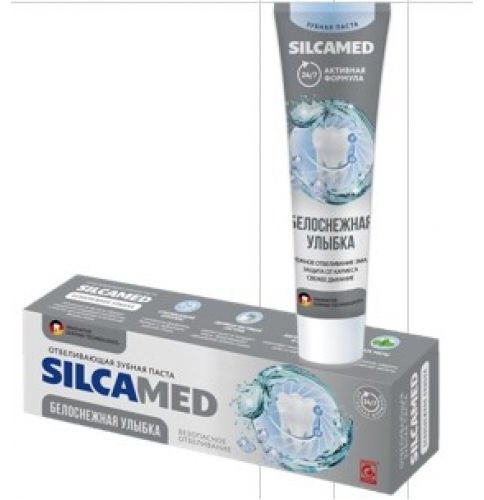 SILCAmed зубная паста Белоснежная улыбка 110 г купить,NaN
