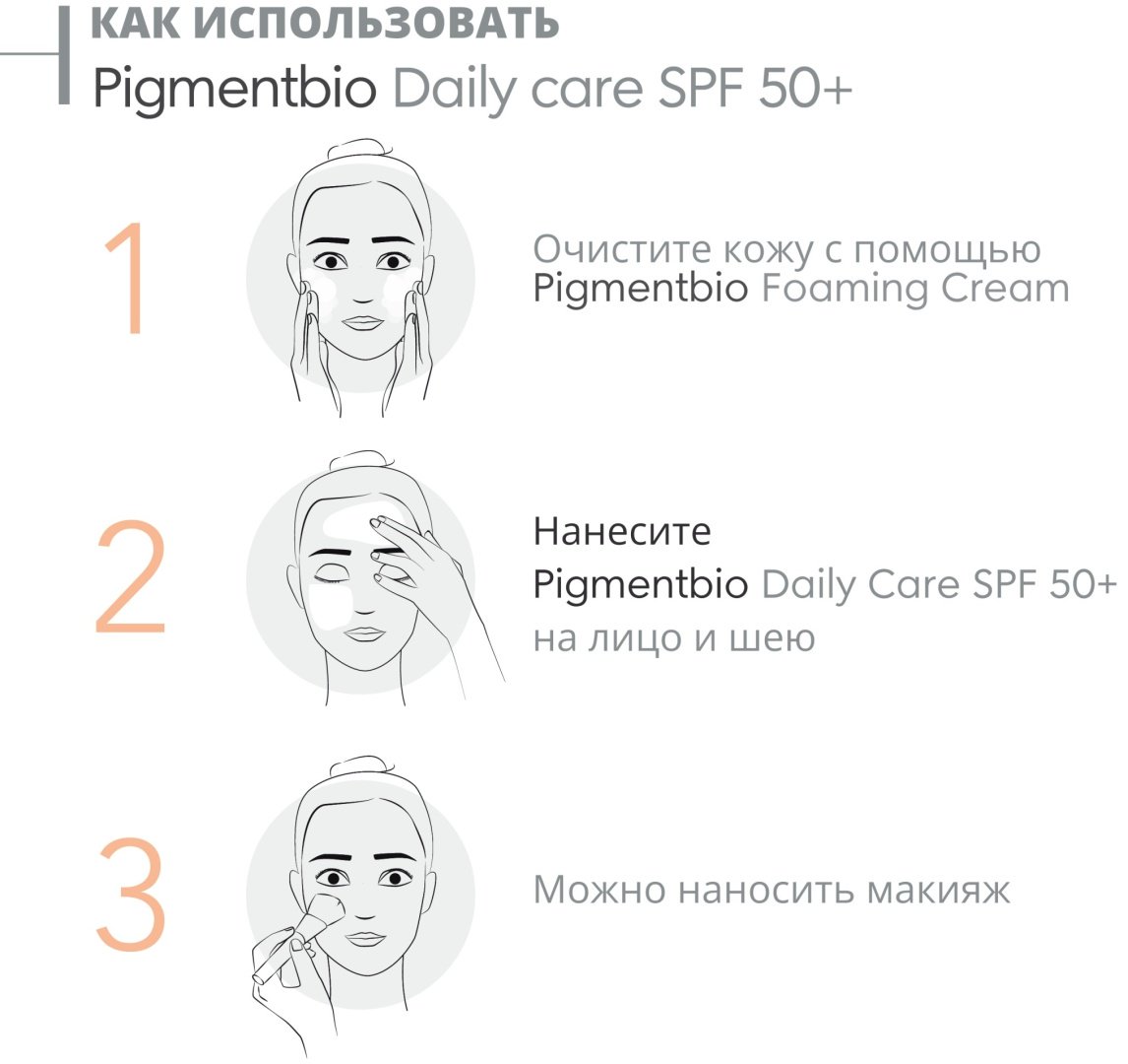 Bioderma крем Pigmentbio Daily Care SPF50 для лица 40 мл купить,NaN