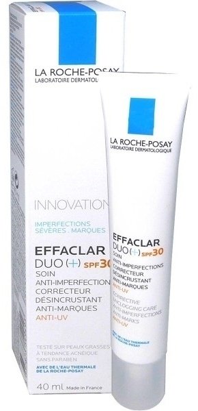 La Roche-Posay EFFACLAR DUO(+) SPF30 Корректирующий крем-гель для проблемной кожи, 40 мл купить,NaN
