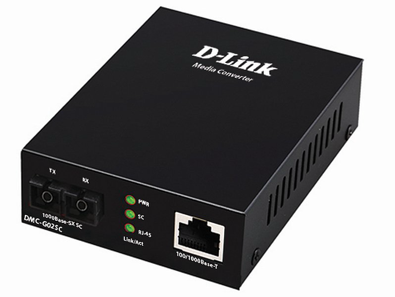 Медиаконвертер D-link DMC-G02SC/A1A черный купить,NaN