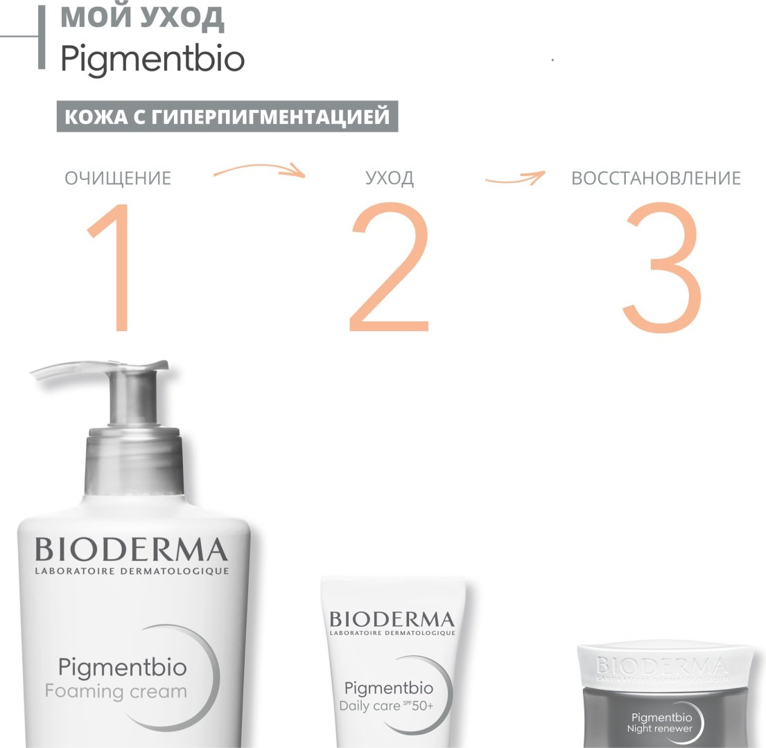 Bioderma крем Pigmentbio Daily Care SPF50 для лица 40 мл купить,NaN