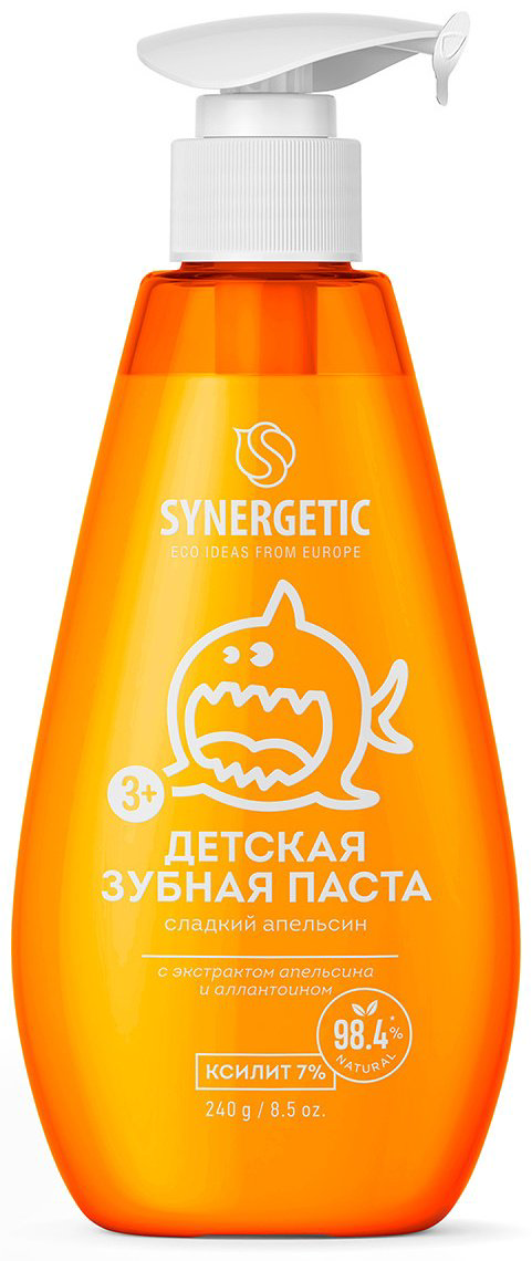 Synergetic зубная паста Сладкий апельсин 240 г купить,NaN