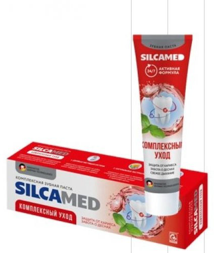 SILCAmed зубная паста Комплексный уход 110 г купить,NaN