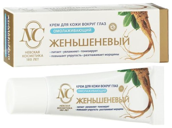 Невская косметика крем Женьшеневый для области вокруг глаз 25 мл купить,NaN