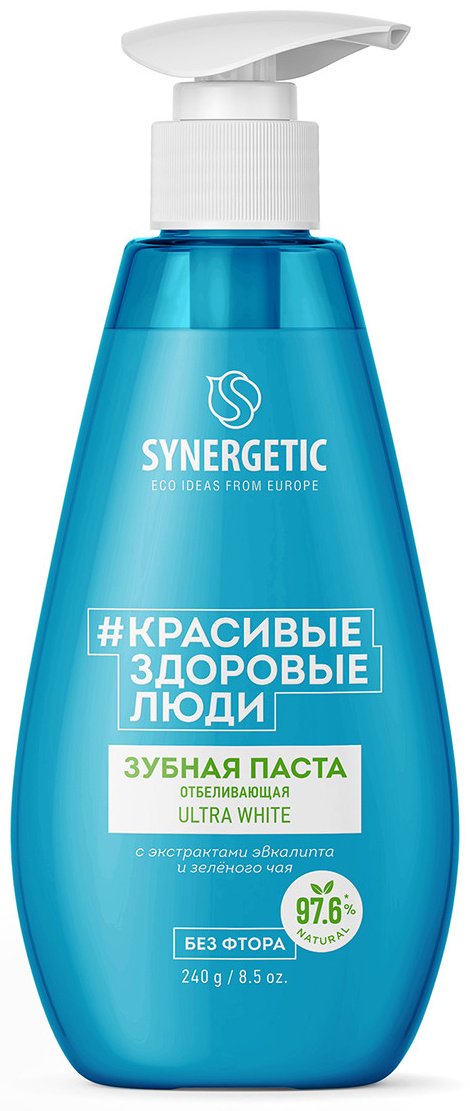Synergetic зубная паста Ultra White 240 г