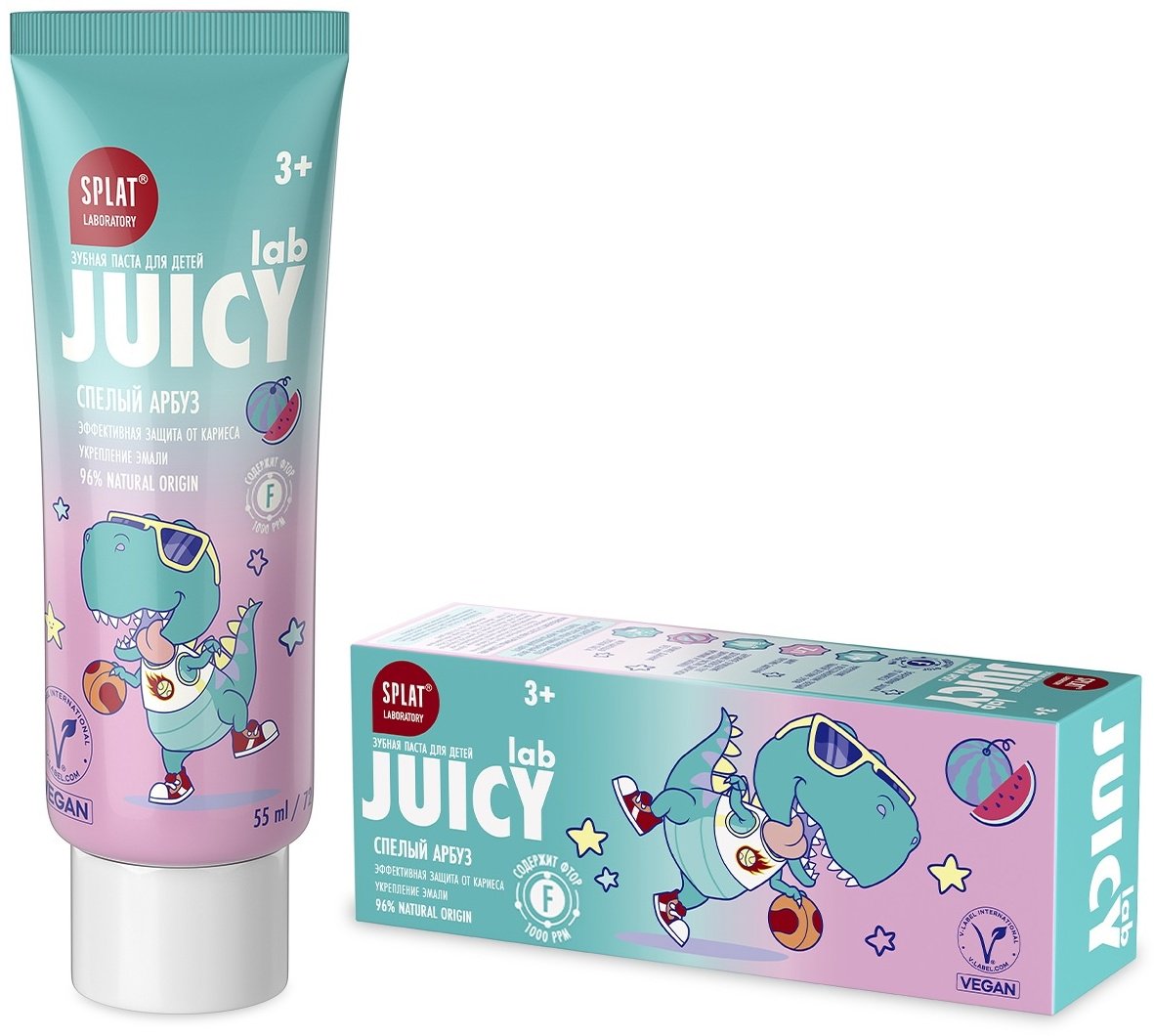 SPLAT зубная паста Juicy Lab спелый арбуз 55 мл