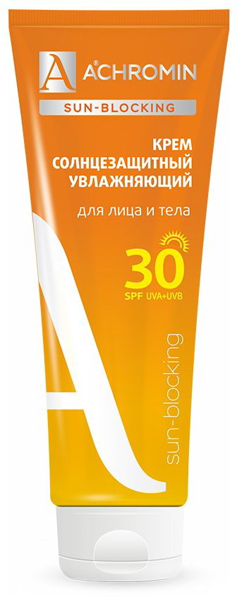 Achromin крем Солнцезащитный SPF30 для лица 250 мл купить,NaN