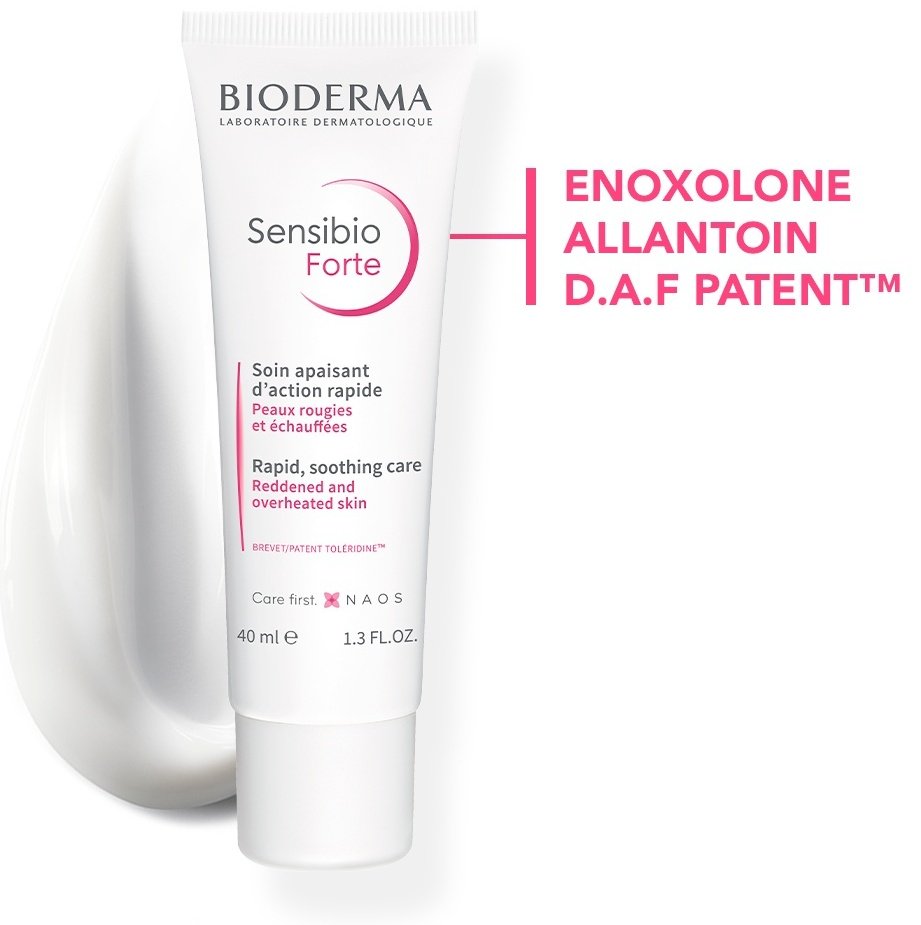 Bioderma крем Sensibio Forte против покраснения для лица 40 мл купить,NaN