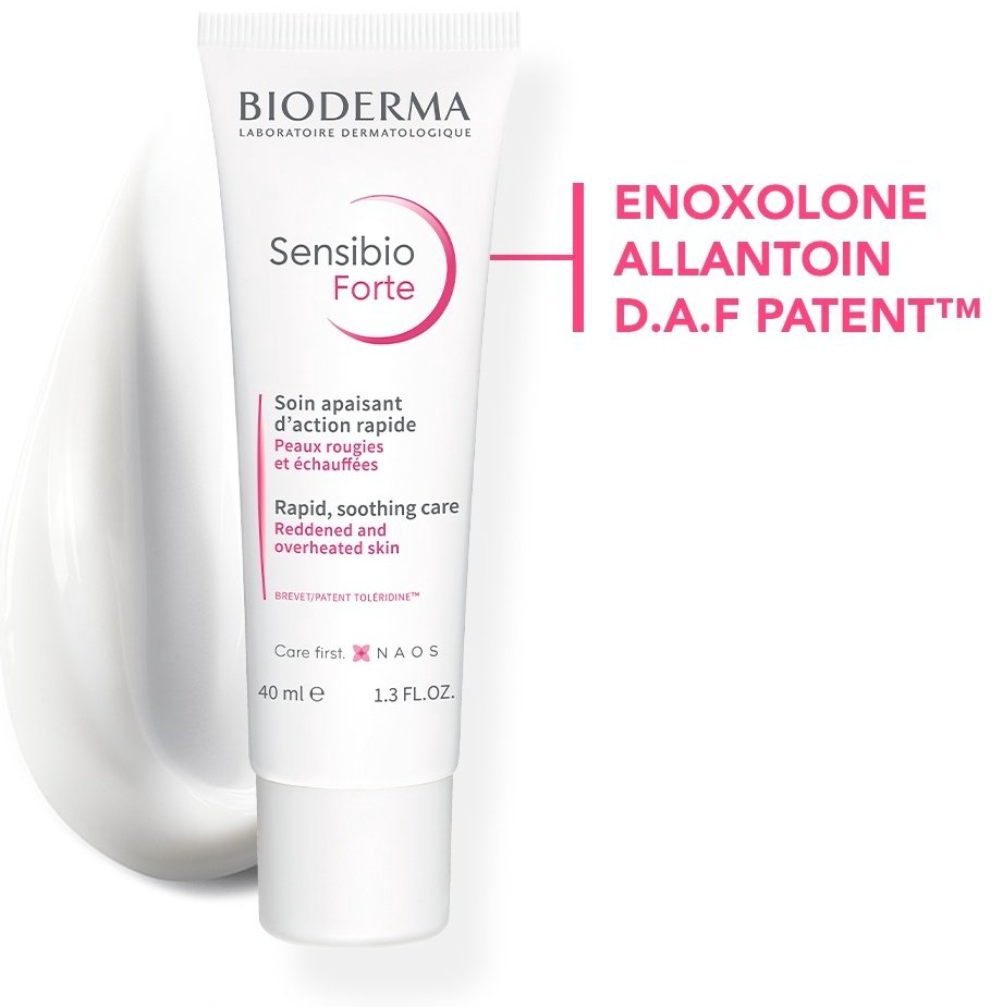 Bioderma крем Sensibio Forte против покраснения для лица 40 мл купить,NaN