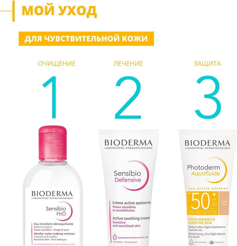 Bioderma флюид Photoderm Aquafluide light SPF50+ для лица, для зоны декольте 40 мл купить,NaN