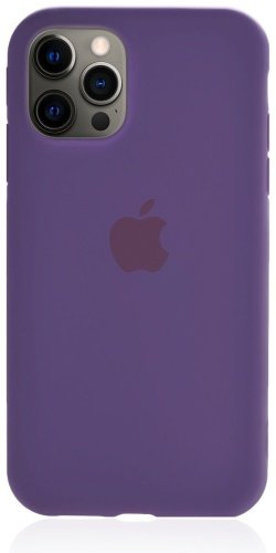 Чехол Silicone Case для Apple iPhone 12/12 Pro Violet фиолетовый купить,970