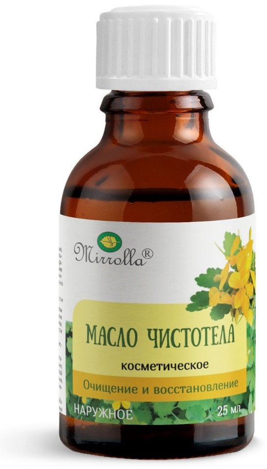 Mirrolla Чистотел масло 25 мл купить,NaN
