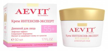 Aevit крем Reloader 55+ дневной для лица 50 мл купить,NaN