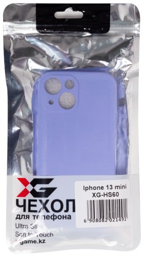 Чехол X-Game XG-HS60 для iPhone 13 Mini фиолетовый купить,0