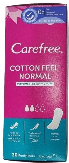 Carefree прокладки ежедневные Cotton Feel Normal Perfume Free 20 шт купить,NaN