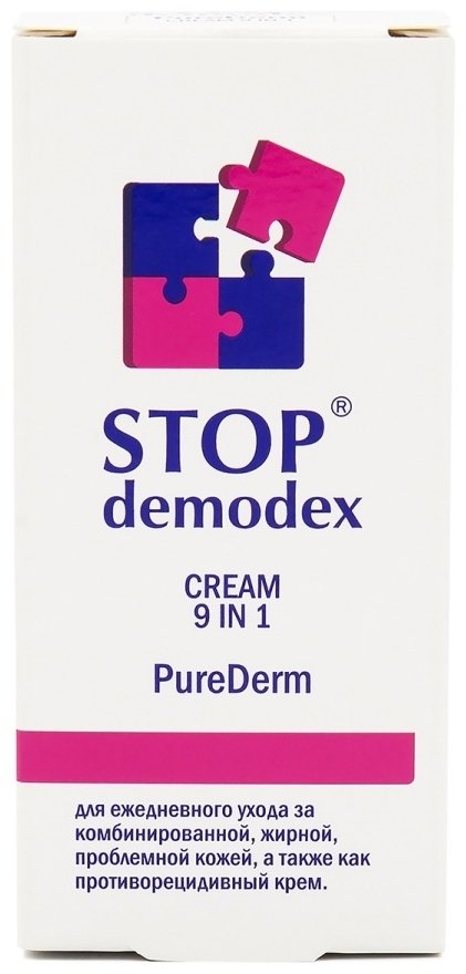 Purederm крем Stop Demodex 9 in 1 для лица 50 мл купить,NaN