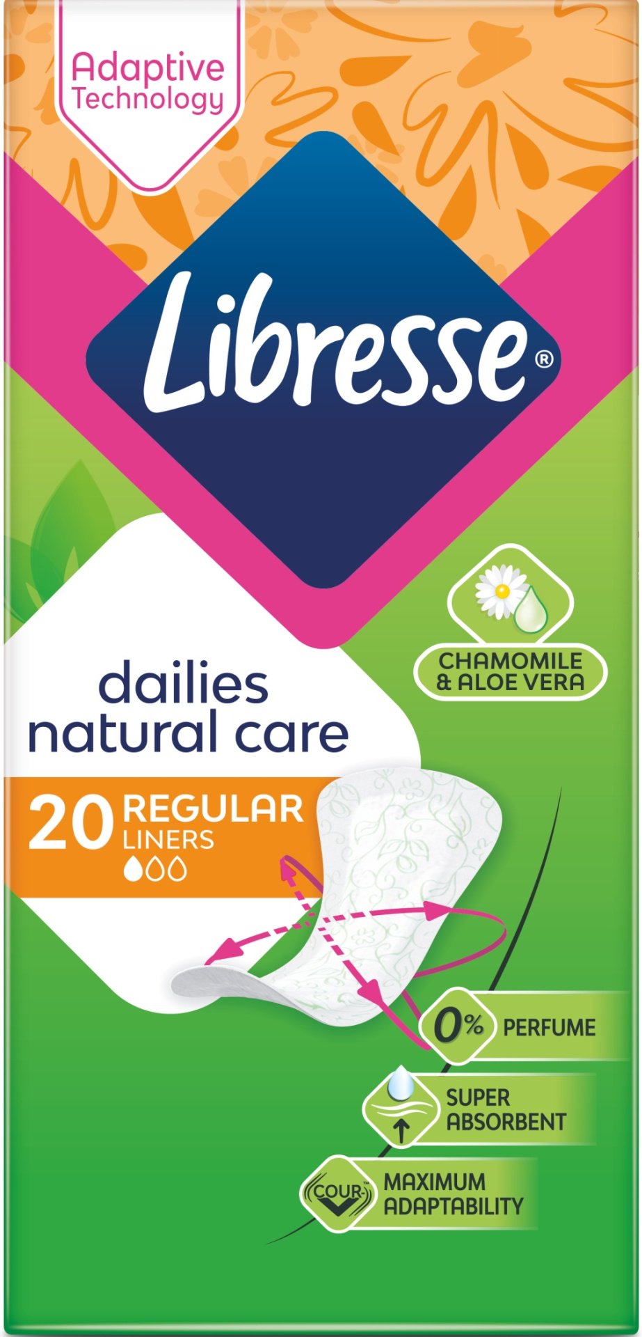 Libresse прокладки ежедневные Natural Care Нормал 20 шт купить,NaN