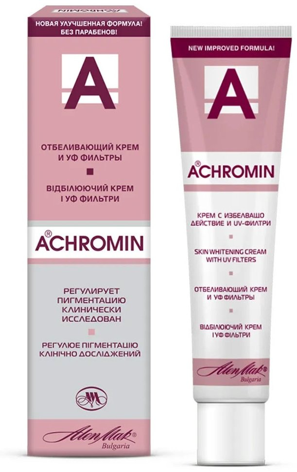 Achromin крем отбеливающий для лица 45 мл купить,NaN