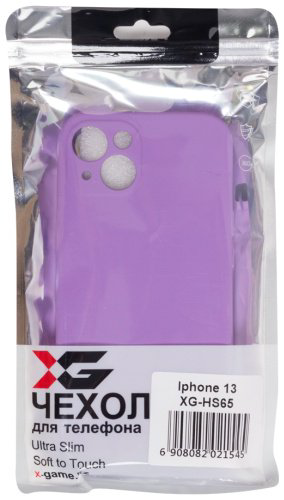 Чехол X-Game XG-HS65 для iPhone 13 фиолетовый купить,470