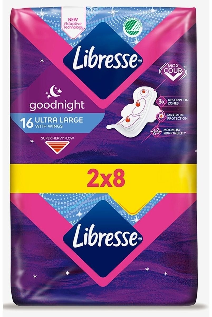 Libresse прокладки Goodnight large 16 шт купить,NaN