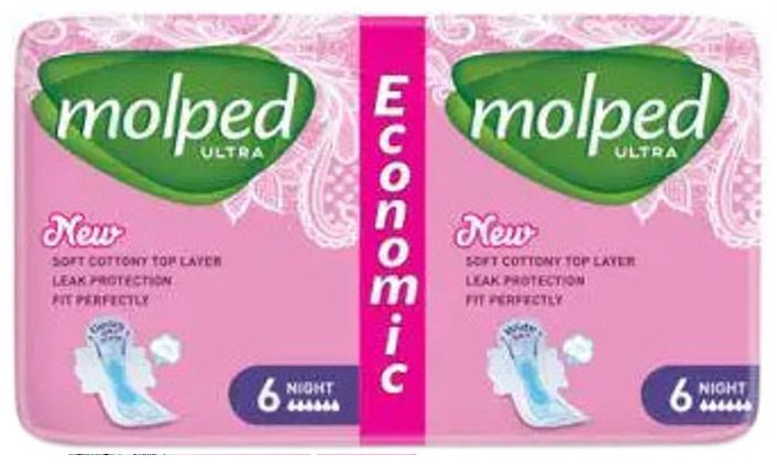 Molped прокладки Ultra Night Eco 12 шт
