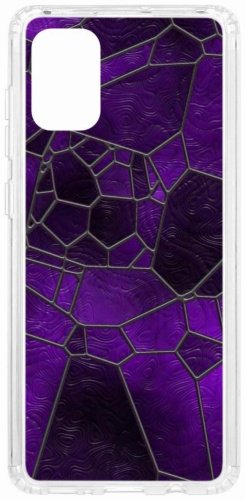 Чехол КRUЧЕ для Galaxy A71 фиолетовый купить,NaN
