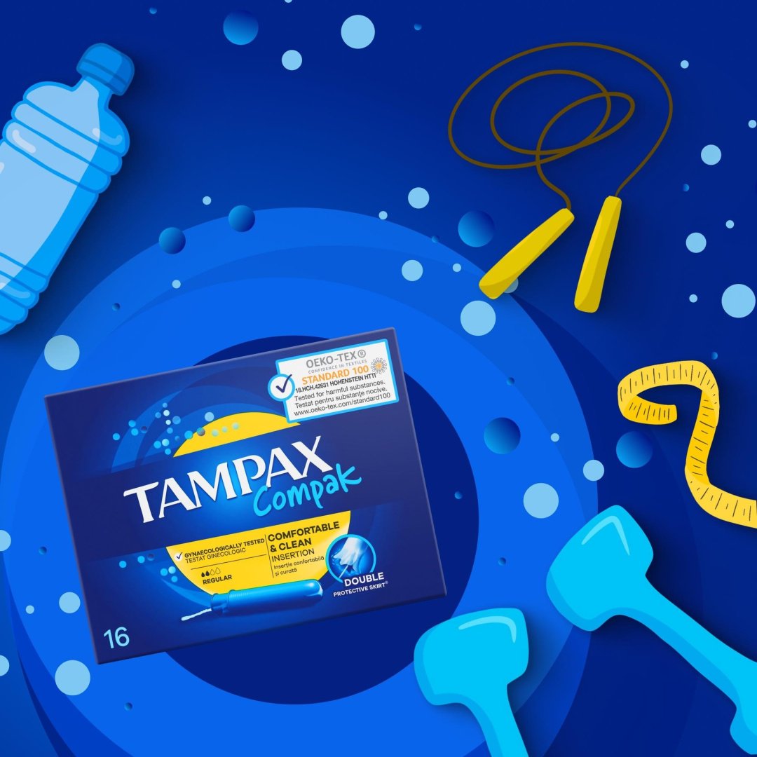 TAMPAX тампоны Compak Regular 16 шт купить,NaN
