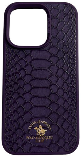 Чехол Santa Barbara Polo & Racquet Club для Apple iPhone 14 Pro Max фиолетовый