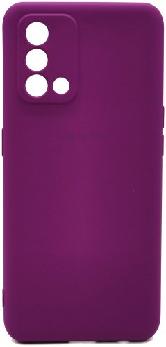 Чехол Silicone Case для A74 фиолетовый