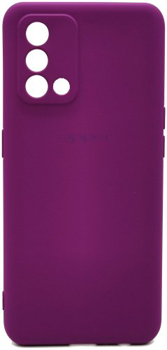 Чехол Silicone Case для A74 фиолетовый
