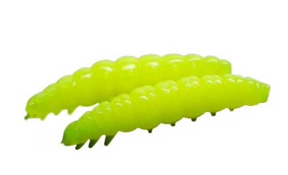 Мягкая приманка Libra Lures Larva 35мм Сыр 006 Hot Yellow 12шт купить,NaN