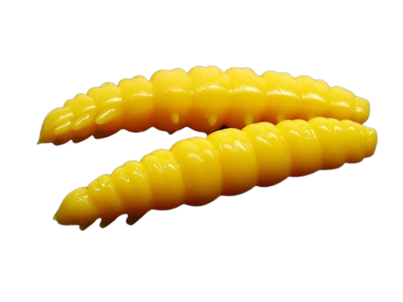 Мягкая приманка Libra Lures Larva 35мм Сыр 007 Yellow 12шт купить,NaN