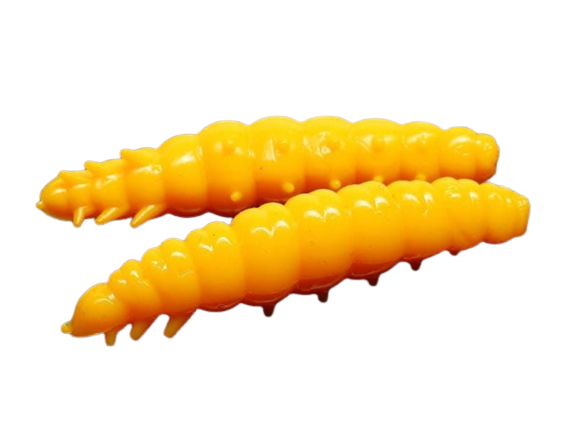 Мягкая приманка Libra Lures Larva 35мм Сыр 008 Dark Yellow 12шт купить,NaN