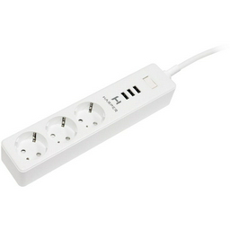 Сетевой фильтр Harper UCH-315 1.5м белый