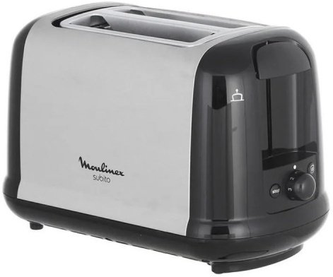 Тостер Moulinex LT260830 черно-серебристый