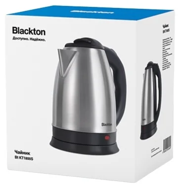 Электрочайник Blackton Bt KT1800S 1.8 л черно-серебристый купить,0
