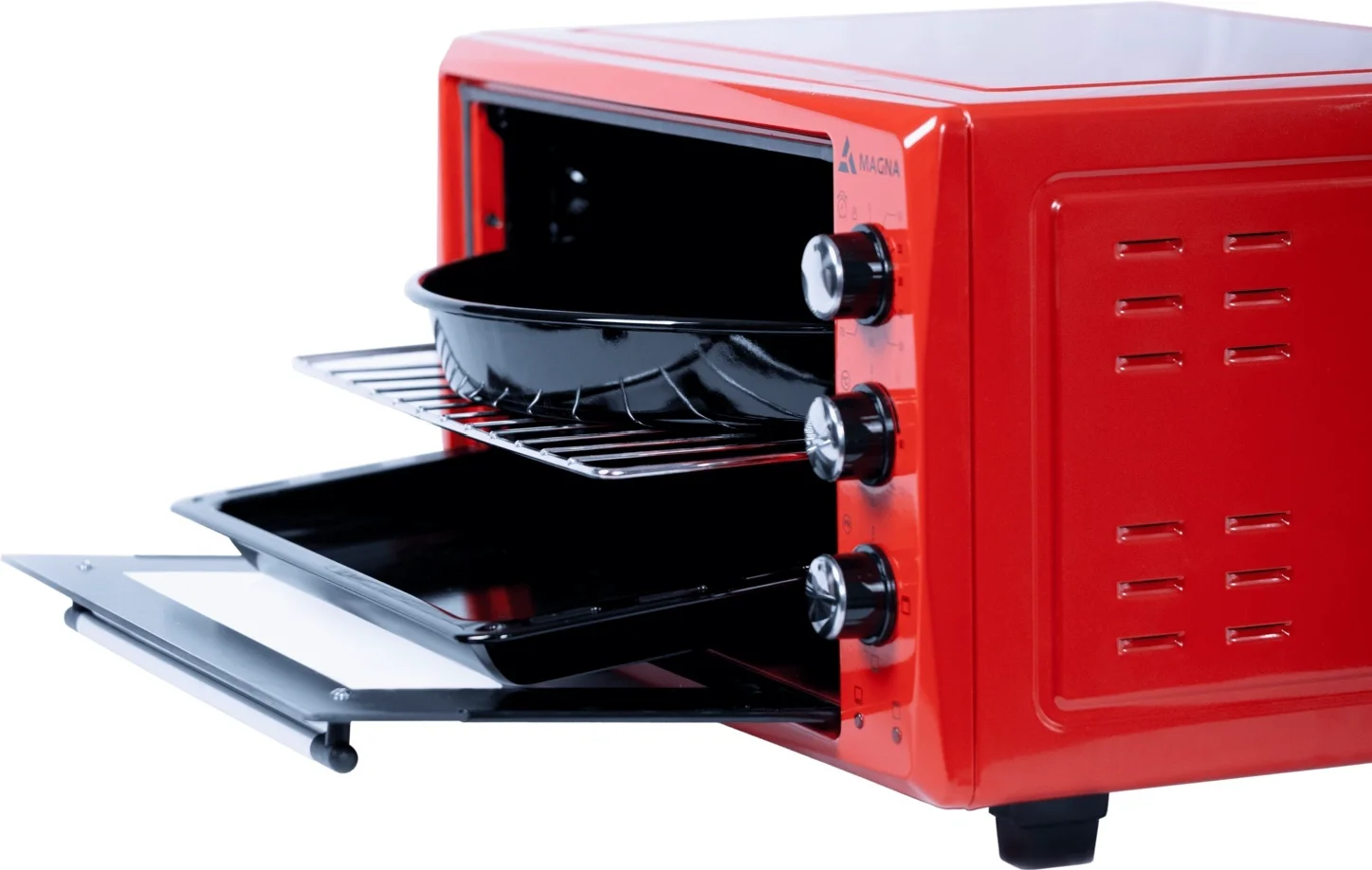 Электропечь Magna MF4515U-04RD красная купить,0