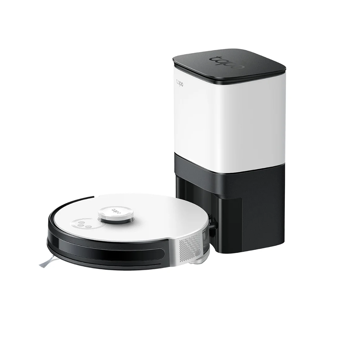 Робот-пылесос TP-Link Tapo RV30 Plus чёрно-белый