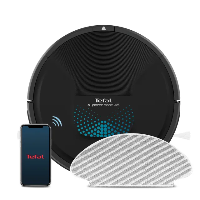 Робот-пылесос Tefal RG8275WH черный купить,0
