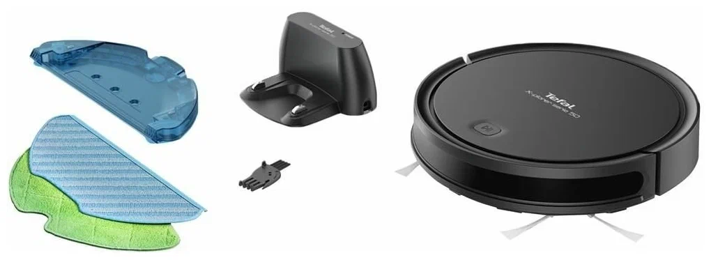 Робот-пылесос Tefal RG7365WH черный купить,0