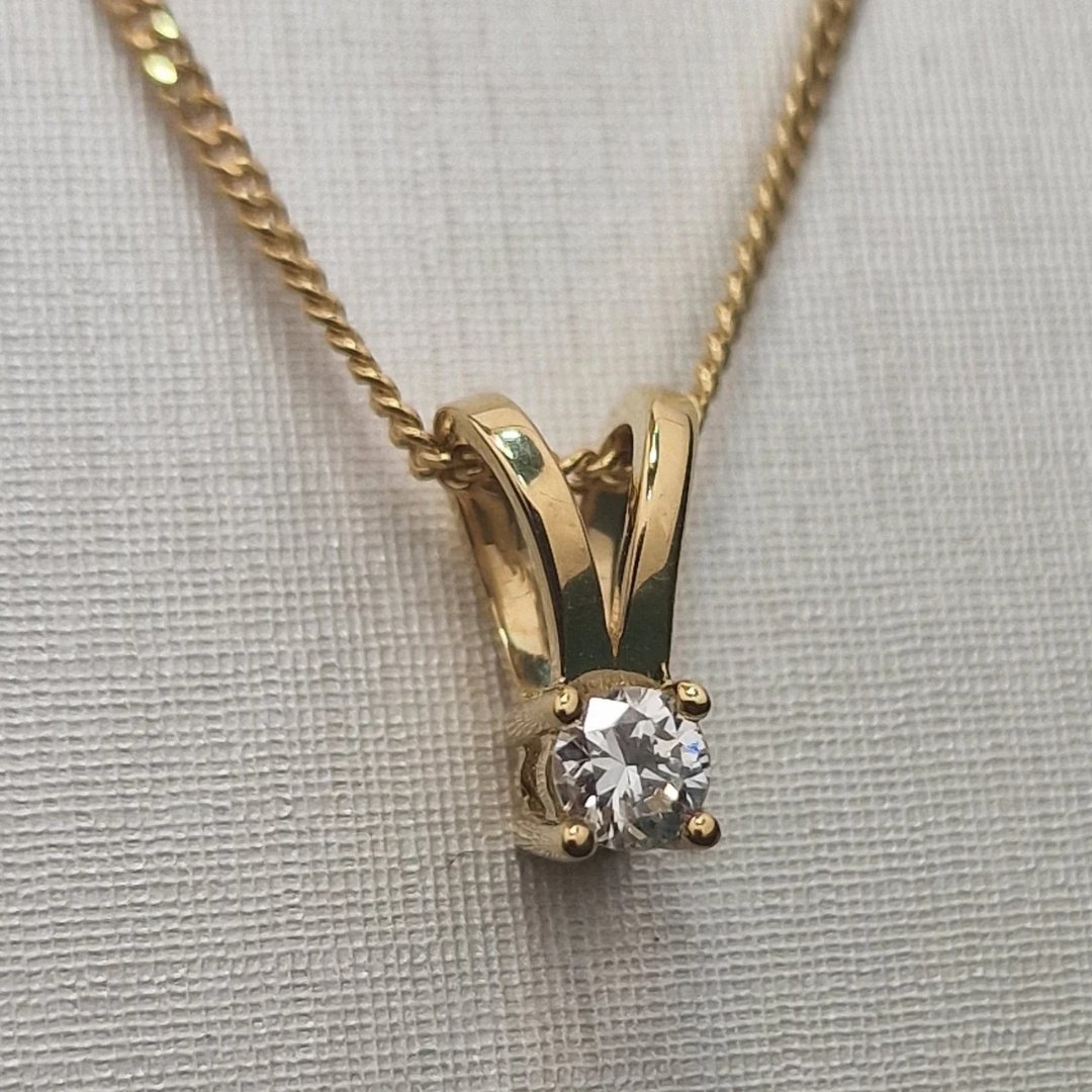 Колье Deimantas 105630618 40см 0,99гр 0,22ct. купить,NaN