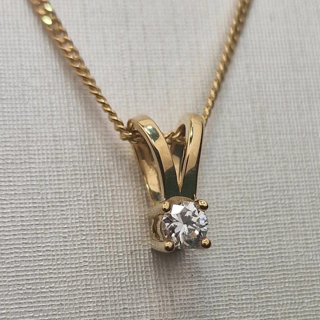 Колье Deimantas 105630618 40см 0,99гр 0,22ct. купить,NaN