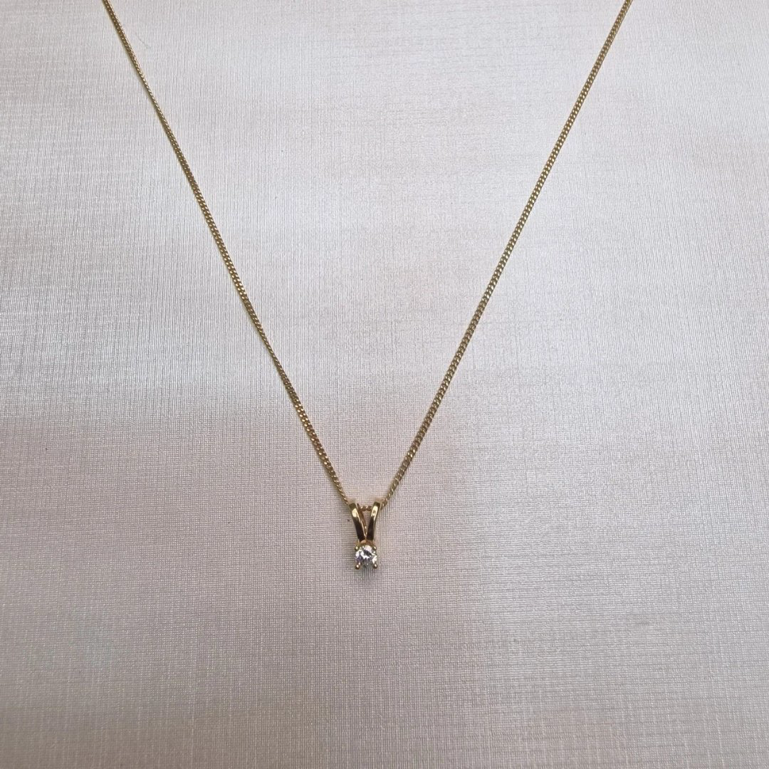 Колье Deimantas 105630618 40см 0,99гр 0,22ct. купить,NaN