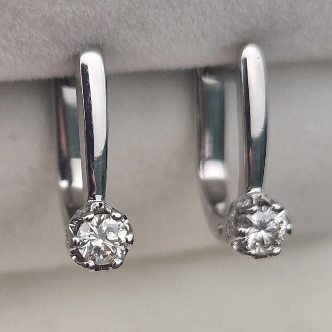 Серьги Deimantas 105581163 2,26гр 0,316ct. купить,NaN